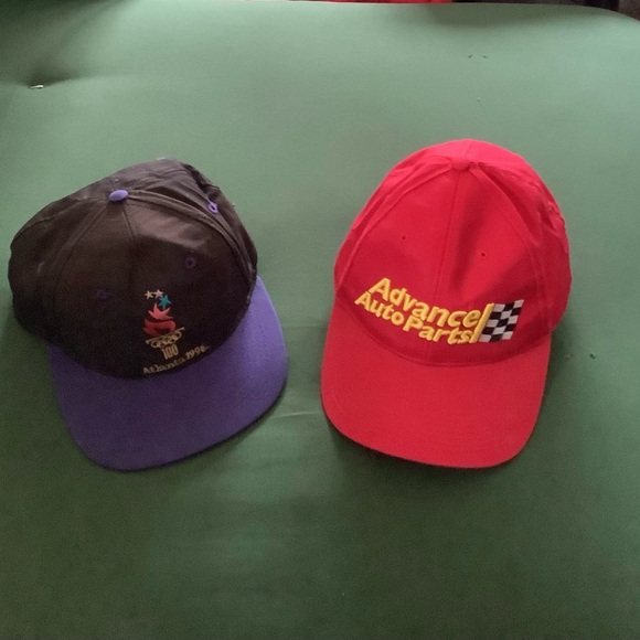 Vintage New Atlanta 1996 Olympics Hat & Advance Auto Parts Baseball Cap. - Picture 13 of 13